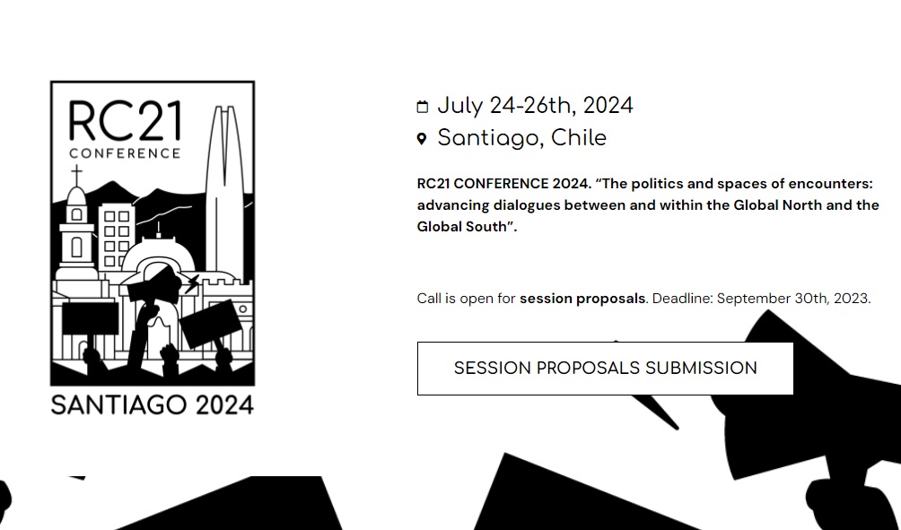 RC21 2024: Call for Sessions is open!