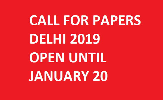 Call for Abstracts: Delhi 2019 Conference!